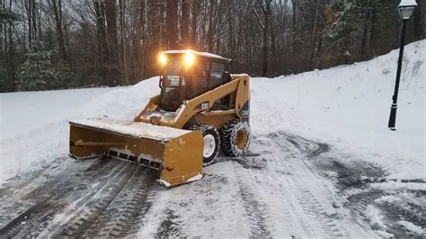 caterpillar skid steer snow plow|caterpillar snow removal equipment.